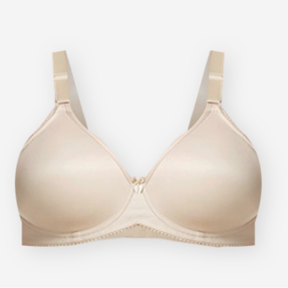 Elila Everyday Seamless Underwire Bra in Nude #2411  Sz 46I New